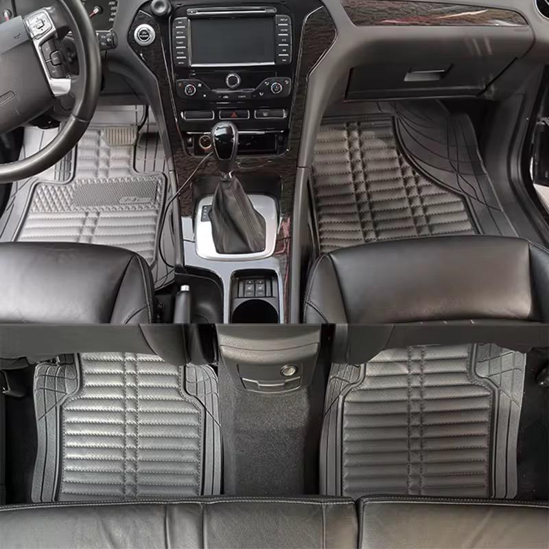 Tapis de sol cuir installés (set complet)
