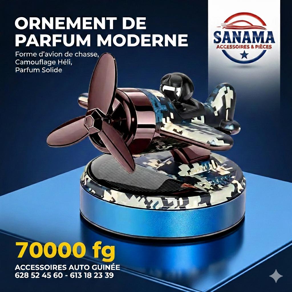 Parfum solaire Avion de chasse - Ornement moderne