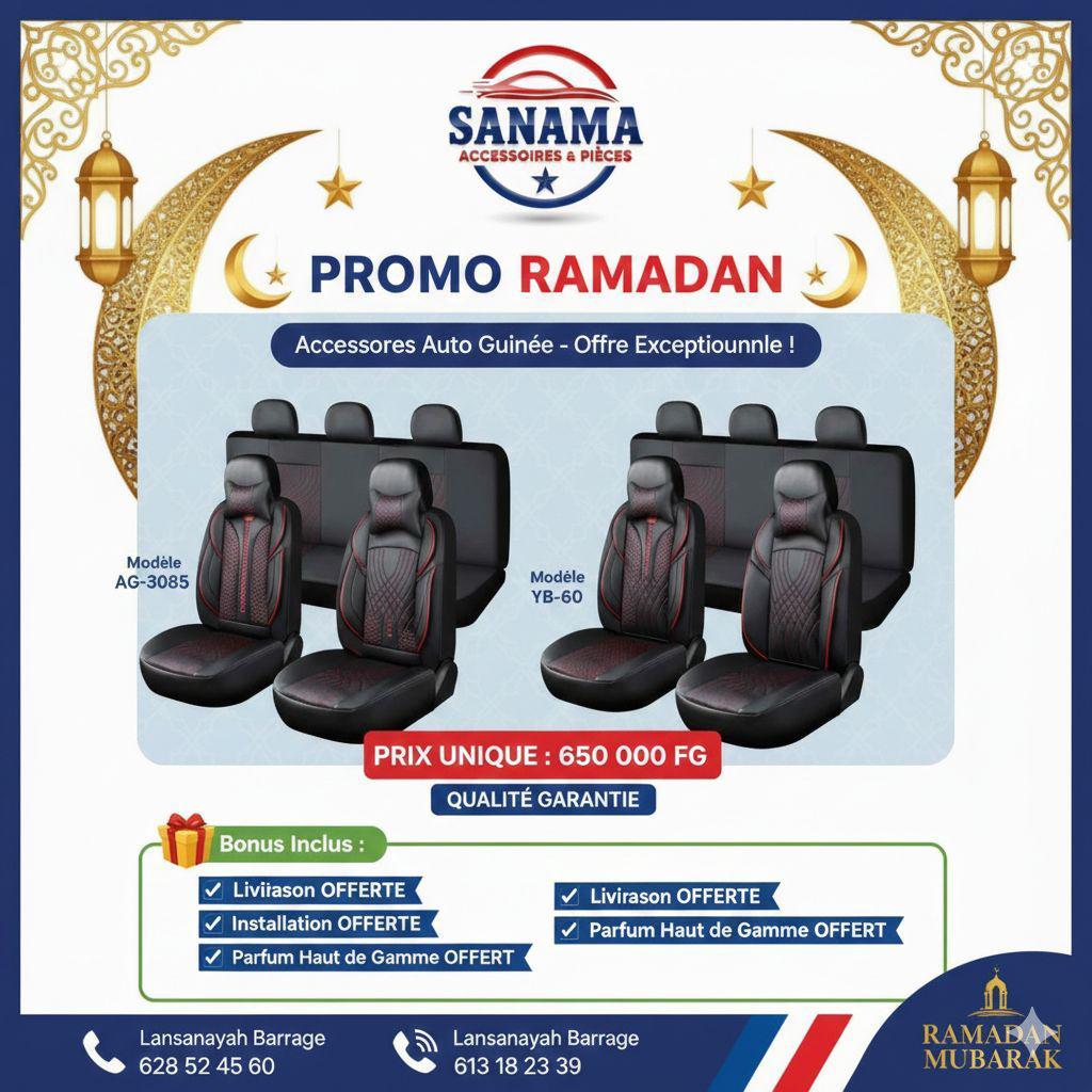 Promo Ramadan - Pack AG-3085 / YB-60 (650 000 FG)