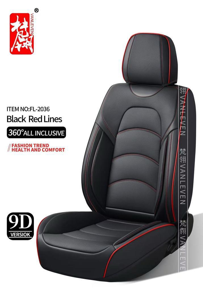 Housse 9D Black Red Lines - FL-2036