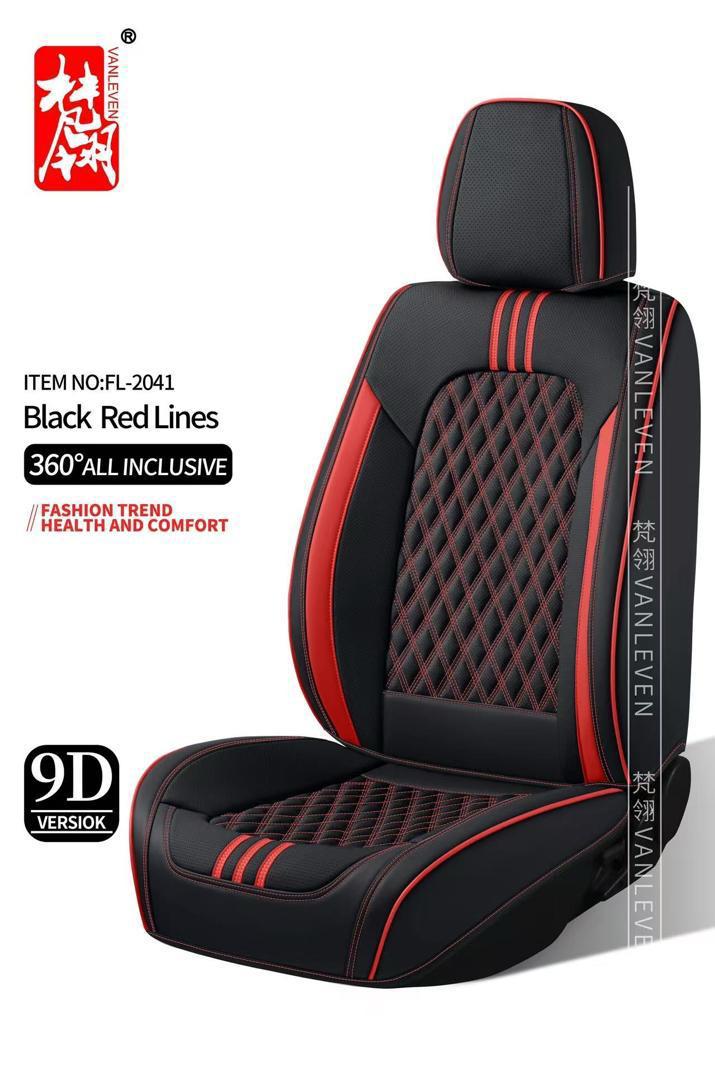 Housse 9D Black Red Lines - FL-2041