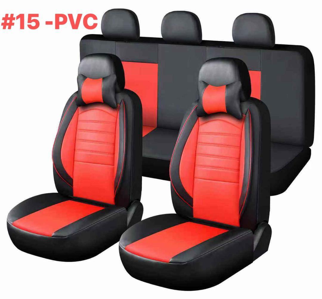 Pack housses 5 places #15 PVC Red Black